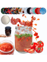 Słoik 540ml dżemy konfitury przeciery pasztet KOMPLET z POKRYWKĄ 82mm