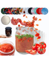 Słoiki 540ml dżemy konfitury przeciery pasztet 6kompletów zakrętki 82mm