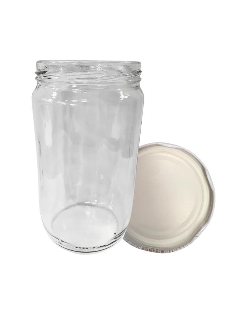 Słoiki - Słoik 720ml dżemy konfitury przeciery salatki KOMPLET z POKRYWKĄ 82mm - product b2b.wamar.biz 2