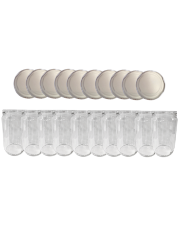 Słoiki 720ml dżemy konfitury przeciery salatki 10kpl zakrętki 82mm PZH - product 2