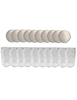 Słoiki 720ml dżemy konfitury przeciery salatki 10kpl zakrętki 82mm PZH - produkt 2