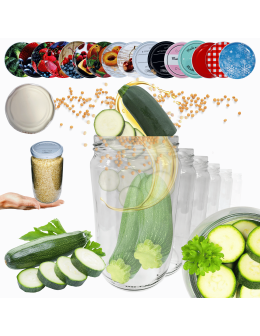 Słoiki 720ml dżemy konfitury przeciery salatki 60kpl zakrętki 82mm PZH