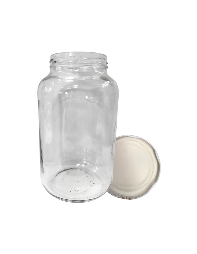 Słoiki - Słoik 1500ml 1,5l soki ogórki małosolne nalewki KOMPLET z POKRYWKĄ 82mm - produkt b2b.wamar.biz 2