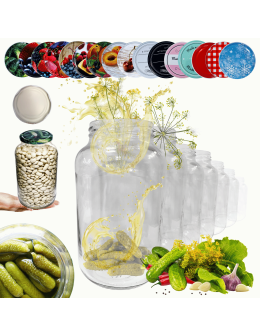 Słoiki 1500ml 1,5l soki ogórki małosolne grzyby nalewki 30kpl zakrętki 82mm PZH