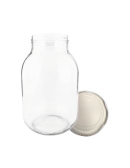 Słoik 3000ml 3l soki ogórki kiszone grzyby nalewki KOMPLET z POKRYWKĄ 100mm - product 2