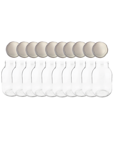 Słoiki 3000ml 3l soki ogórki kiszone grzyby nalewki 10kpl zakrętki 100mm PZH - product 2