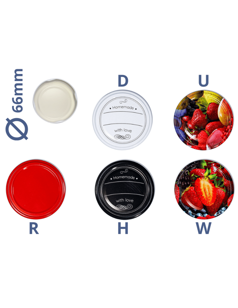 Słoiki - Słoik 215ml dżemy konfitury przyprawy deserki 1 sztuka 66mm - product b2b.wamar.biz 5