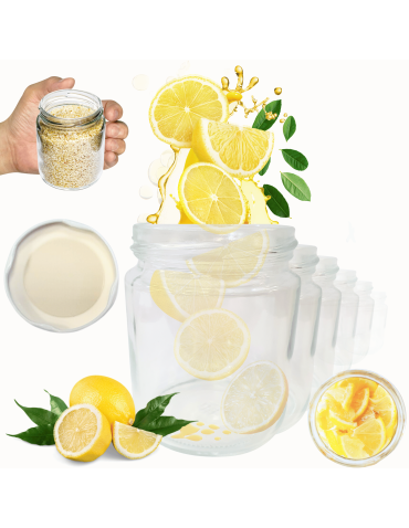 Słoiki 250ml dżemy konfitury przyprawy deserki 30sztuk 66mm PZH