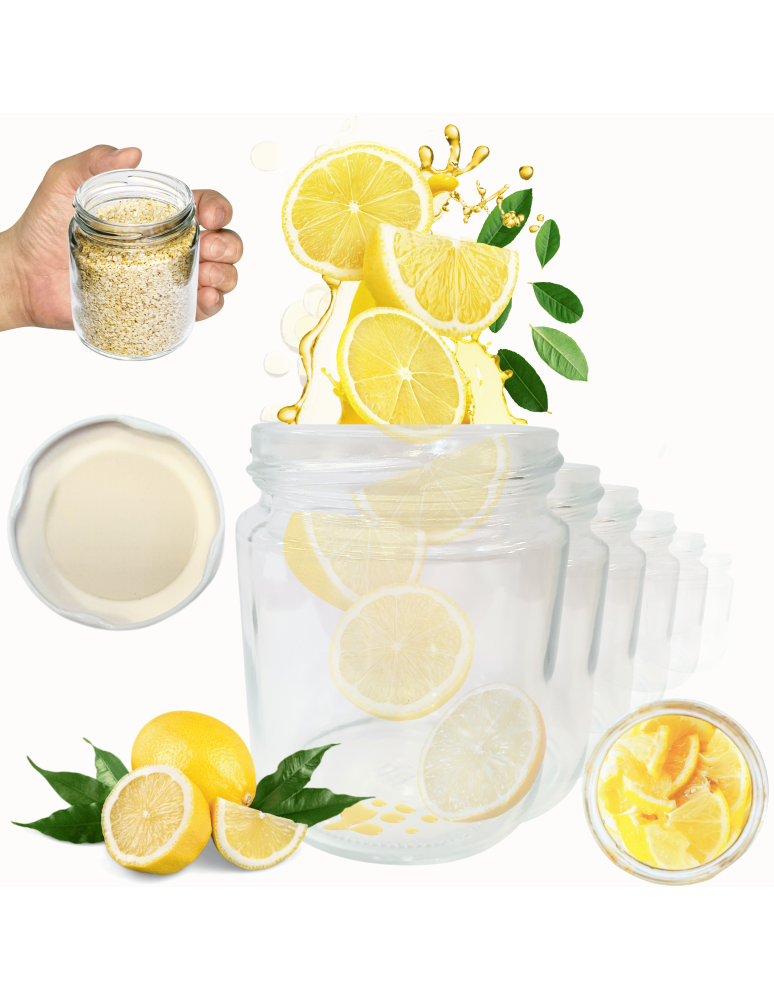 Słoiki - Słoiki 250ml dżemy konfitury przyprawy deserki 60sztuk 66mm PZH - product b2b.wamar.biz 1