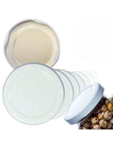 Pokrywki dekielki zakrętki nakrętki wieczka wieka 53mm 10 szt WZÓR B PZH