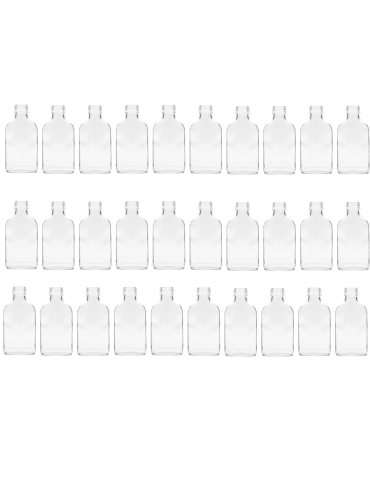 Butelki 100ml piersiówki kieszonkowe na sok nalewki fi28 30szt BEZ NAKRETEK - product 2