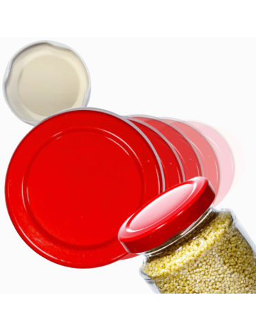 Pokrywki dekielki zakrętki nakrętki wieczka wieka 53mm 6 szt WZÓR R PZH