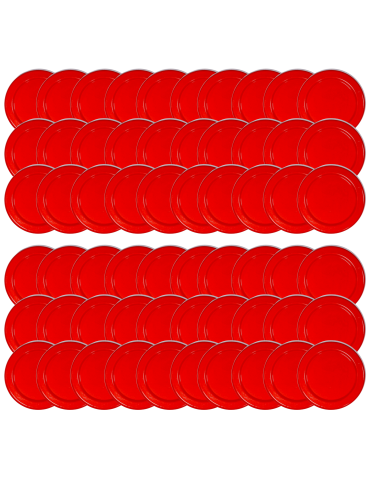 Pokrywki dekielki zakrętki nakrętki wieczka wieka 53mm 60 szt WZÓR R PZH - produkt 2