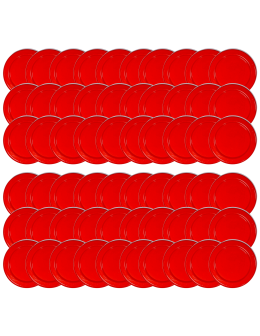 Pokrywki dekielki zakrętki nakrętki wieczka wieka 53mm 60 szt WZÓR R PZH - product 2