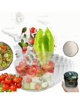 Słoiki 330ml dżemy konfitury przyprawy grzybki 10sztuk 82mm PZH