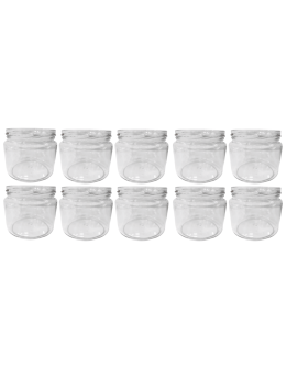 Słoiki 330ml dżemy konfitury przyprawy grzybki 10sztuk 82mm PZH - product 2