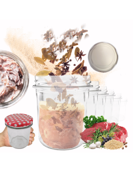 Słoiki 346ml dżemy konfitury kiełbasa pasztet 10sztuk 82mm PZH