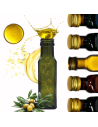 Butelka 100 ml maraska kwadratowa zielona na olej oliwę fi31 1szt NAKRĘTKA