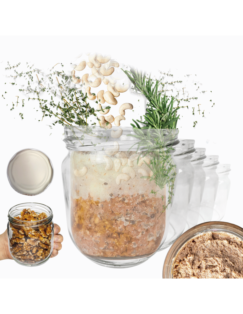 Słoiki - Słoiki 425ml dżemy konfitury kiełbasa pasztet 6sztuk 82mm - product b2b.wamar.biz 1