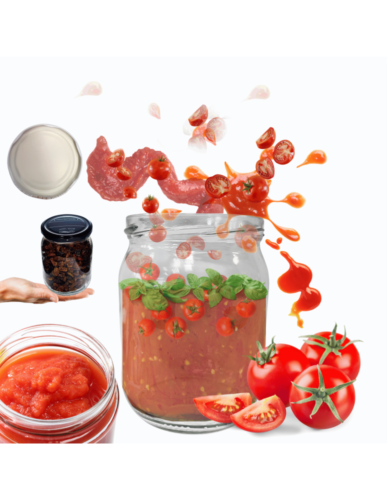 Słoiki - Słoik 540ml dżemy konfitury przeciery pasztet 1 sztuka 82mm - product b2b.wamar.biz 1