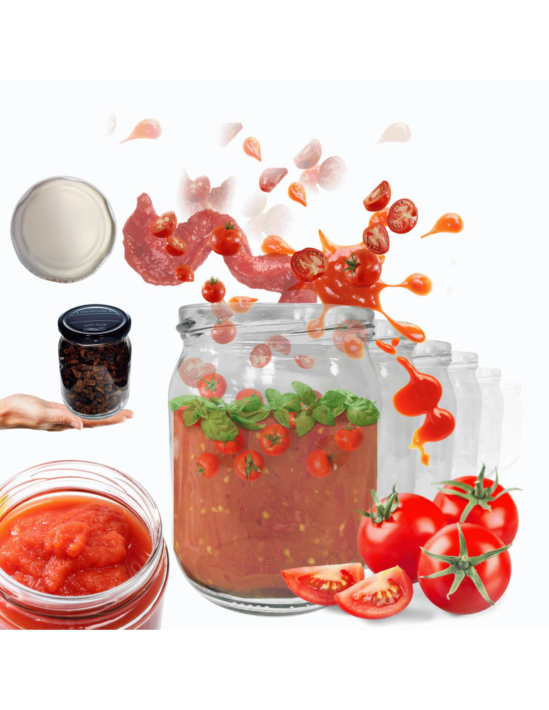 Słoiki - Słoiki 540ml dżemy konfitury przeciery pasztet 10sztuk 82mm PZH - product b2b.wamar.biz 1