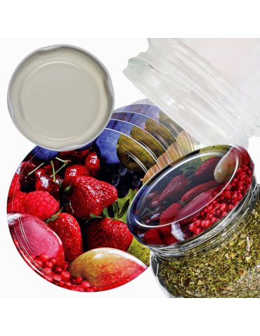 Pokrywki dekielki zakrętki nakrętki wieczka wieka 66mm 60 szt WZÓR U PZH