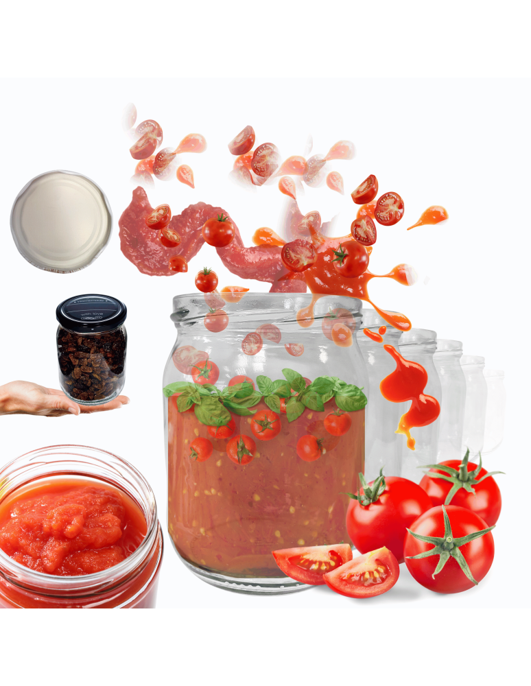 Słoiki - Słoiki 540ml dżemy konfitury przeciery pasztet 30sztuk 82mm PZH - product b2b.wamar.biz 1