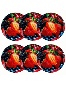 Pokrywki dekielki zakrętki nakrętki wieczka wieka 66mm 6 szt WZÓR W PZH - product 2