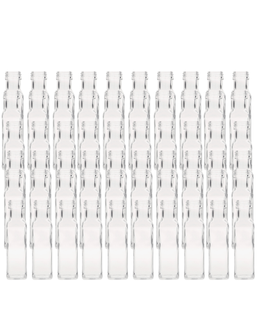 Butelki 100ml maraski kwadratowe soki na olej oliwę fi31 60szt BEZ NAKRETEK - product 2