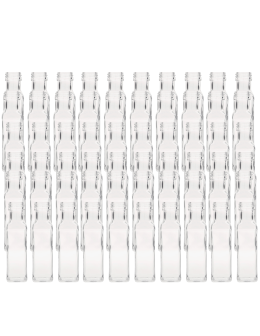 Butelki 100ml maraski kwadratowe soki na olej oliwę fi31 60szt BEZ NAKRETEK - product 2