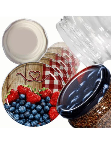 Pokrywki dekielki zakrętki nakrętki wieczka wieka 82mm 6 szt WZÓR A PZH