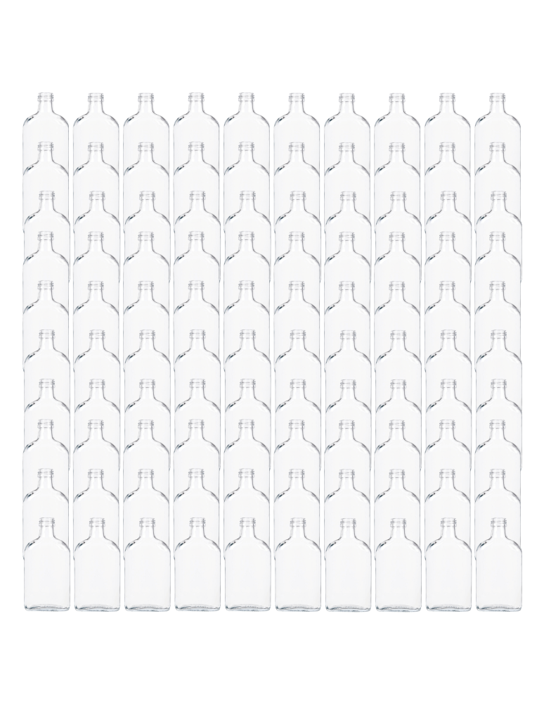 Szklane butelki na alkohol - galoniki - Butelki 200 ml piersiówki do kieszeni sok nalewki fi28 100szt BEZ NAKRETEK - product b2b.wamar.biz 2