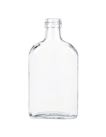 Butelka 200 ml piersiówka kieszonkowa sok nalewki fi28 1szt BEZ NAKRETKI - product 2