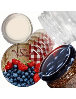 Pokrywki dekielki zakrętki nakrętki wieczka wieka 82mm 60 szt WZÓR A PZH