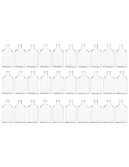 Butelki 200ml piersiówki do kieszeni na sok nalewki fi28 30szt BEZ NAKRETEK - product 2