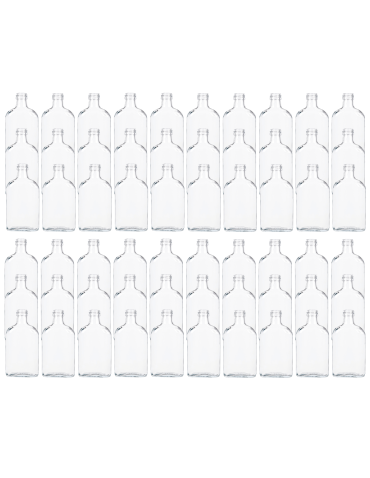 Butelki 200ml piersiówki do kieszeni na sok nalewki fi28 60szt BEZ NAKRETEK - product 2