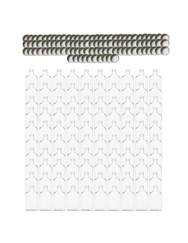 Butelki 200 ml piersiówki kieszonkowe na sok nalewki fi28 100szt NAKRĘTKI - product 2