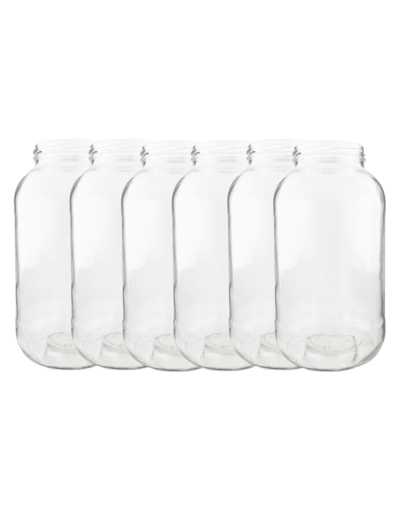 Słoiki - Słoiki 2000ml 2l soki ogórki kiszone grzyby nalewki 6sztuk 82mm - product b2b.wamar.biz 2