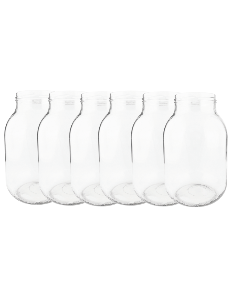 Słoiki - Słoiki 3000ml 3l soki ogórki kiszone grzyby nalewki 6sztuk 100mm - product b2b.wamar.biz 2