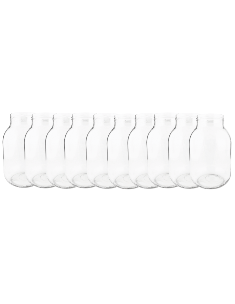 Słoiki - Słoiki 3000ml 3l soki ogórki kiszone grzyby nalewki 10sztuk 100mm PZH - product b2b.wamar.biz 2