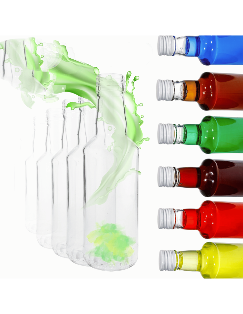 Szklane butelki na alkohol - galoniki - Butelki 200 ml na sok nalewkę syrop tradycyjne fi28 30szt BEZ NAKRETEK - product b2b.wamar.biz 1
