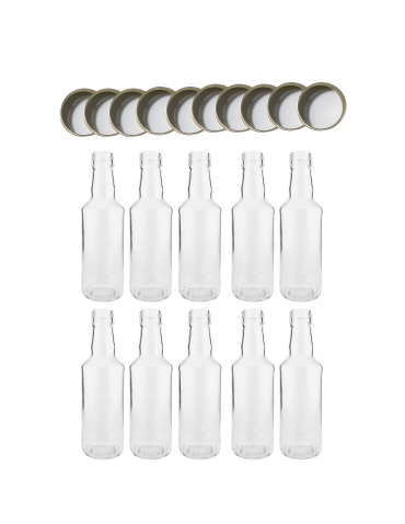 Butelki 200 ml na sok nalewkę syrop tradycyjne fi28 10szt NAKRĘTKI - product 2