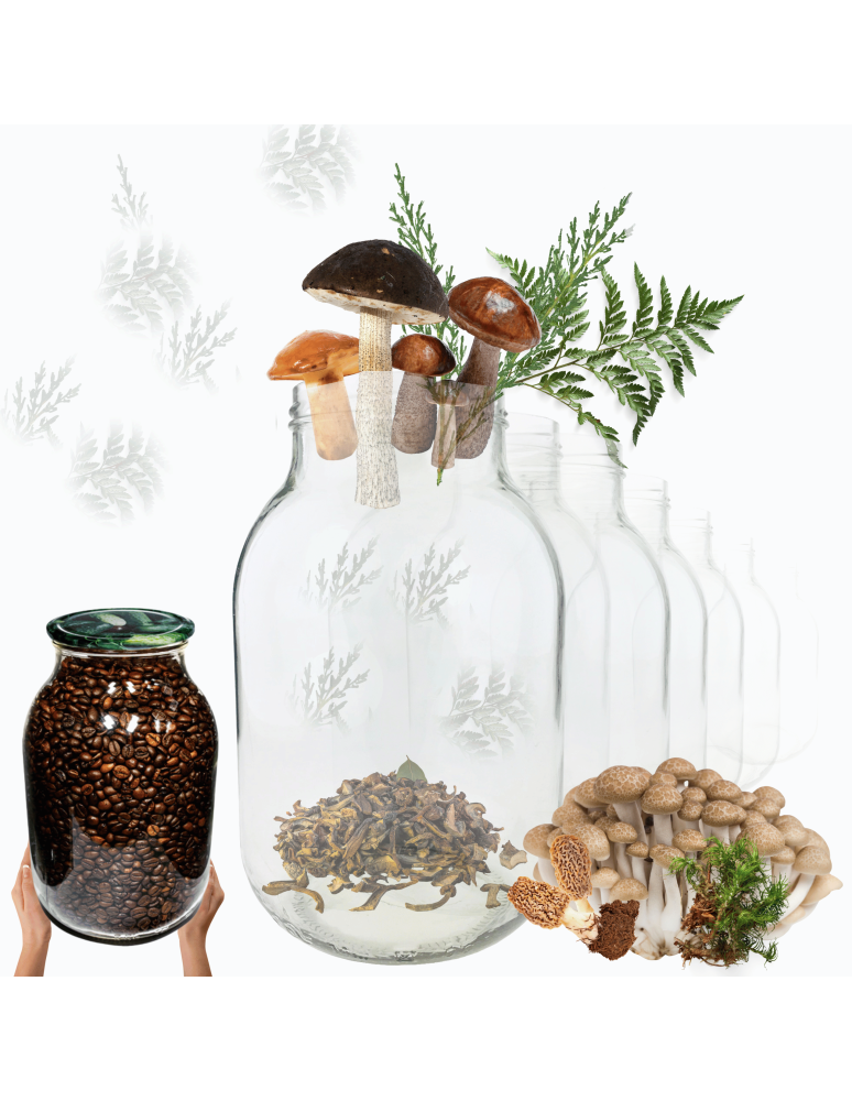 Słoiki - Słoiki 4000ml 4l soki ogórki cukinia grzyby nalewki 60sztuk 100mm PZH - product b2b.wamar.biz 1
