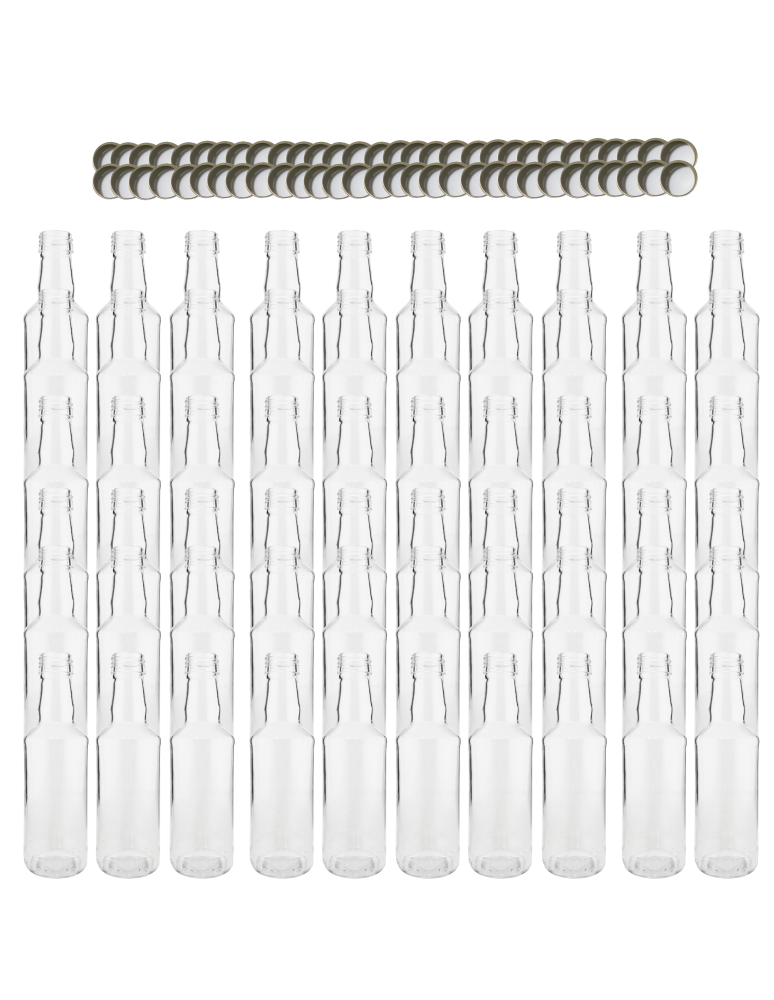 Szklane butelki na alkohol - galoniki - Butelki 200 ml na sok nalewkę syrop tradycyjne fi28 60szt NAKRĘTKI - product b2b.wamar.biz 2