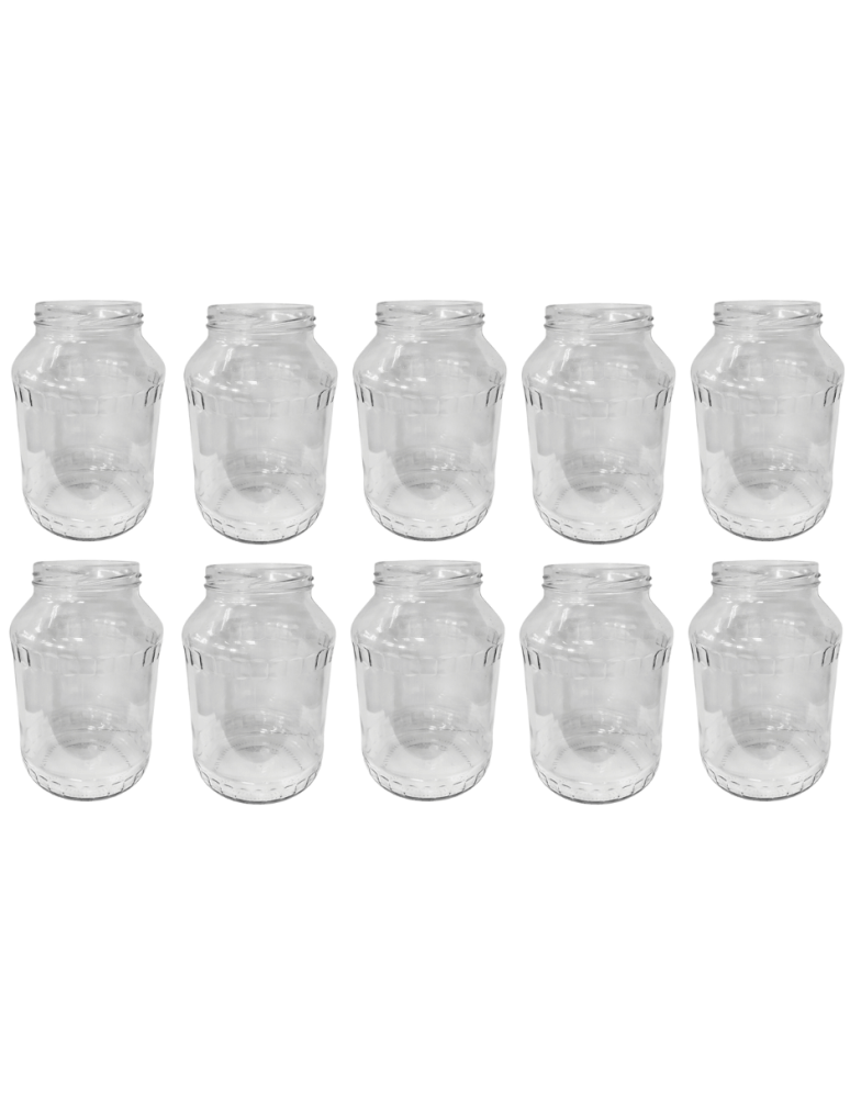 Słoiki - Słoiki 1500ml 1,5l soki ogórki małosolne grzyby nalewki 10sztuk 82mm PZH - product b2b.wamar.biz 2