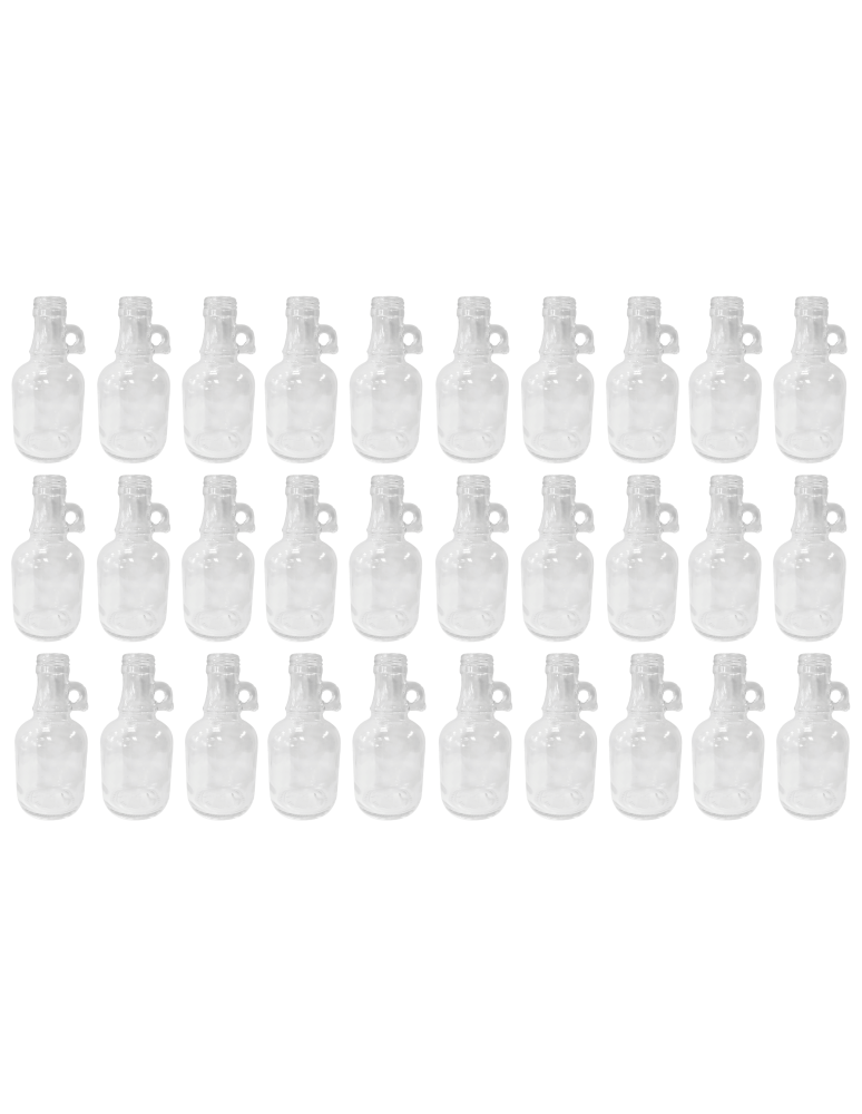 Szklane butelki na alkohol - galoniki - Butelki 250 ml galon z uchwytem soki na olej oliwę fi31 30szt BEZ NAKRETEK - product b2b.wamar.biz 2