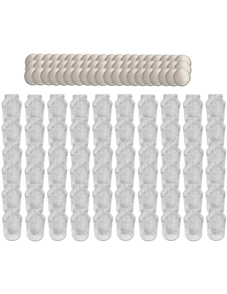 Słoiki - Słoiki 1500ml 1,5l soki ogórki małosolne grzyby nalewki 60kpl zakrętki 82mm PZH - product b2b.wamar.biz 2