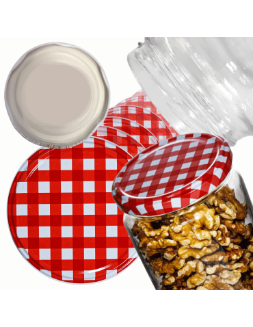 Pokrywki dekielki zakrętki nakrętki wieczka wieka 82mm 6 szt WZÓR K PZH