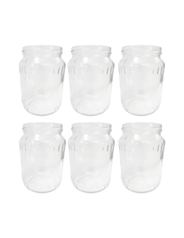 Słoiki 720ml 0,7l soki ogórki kiszone kompot fasolka szparagowa 6sztuk 82mm - product 2