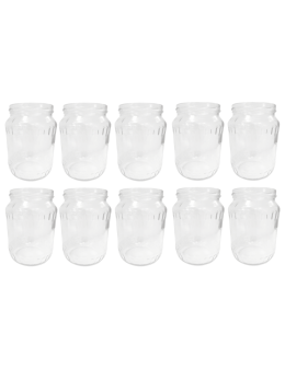 Słoiki 720ml 0,7l soki ogórki kiszone fasolka szparagowa 10sztuk 82mm PZH - product 2